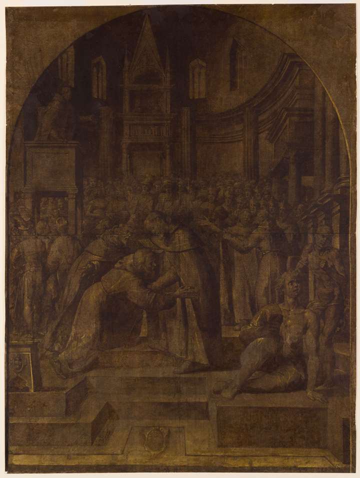 The Meeting of Saints Francis, Dominic and Angelus of Jerusalem at San Giovanni in Laterano, Rome